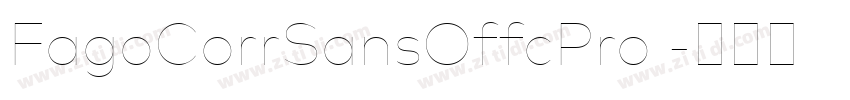 FagoCorrSansOffcPro 字体转换 FagoCorrSansOffcPro 字体转换
